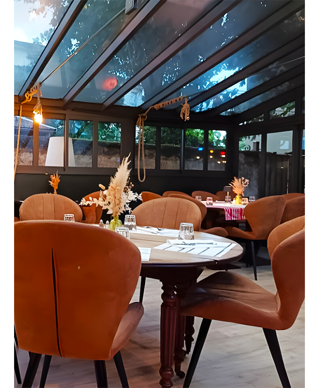 Restaurant - O Platanes - restaurant CHAMPAGNE-AU-MONT-D'OR